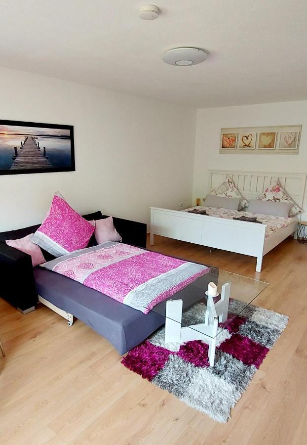 Ferienwohnung Am Waldsee Mit Schwimmbad แกร์นสบาค ภายนอก รูปภาพ